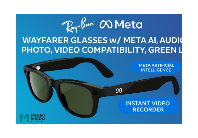Ray-Ban Meta, Wayfarer Glasses w/ Meta AI, Audio